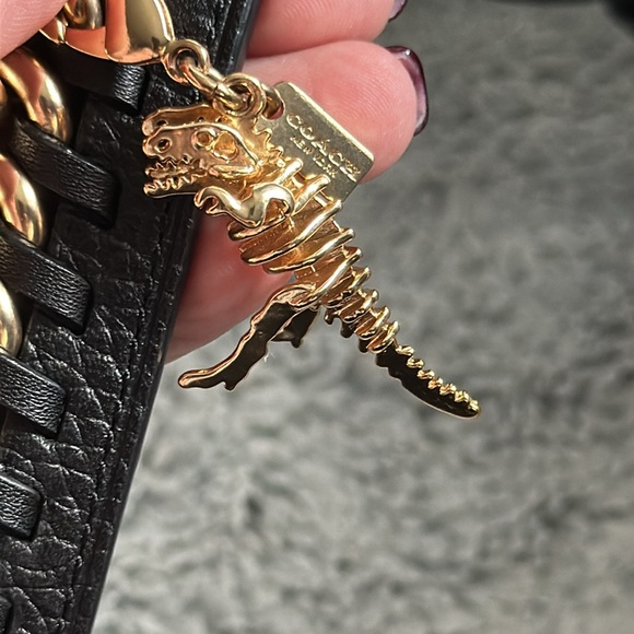 Coach Novelty Strap with Chain and Rexy Charm - Picture 10 of 11
